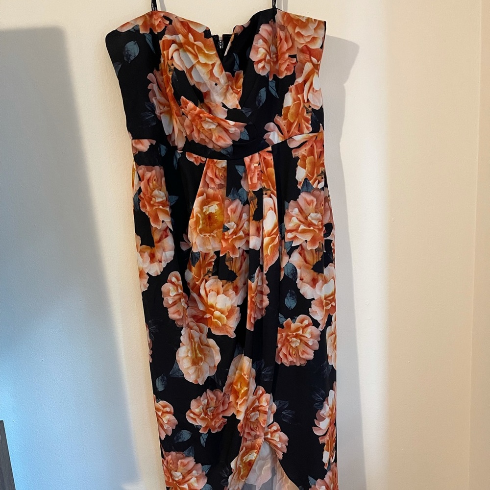 City Chic Floral Tulip Time Maxi